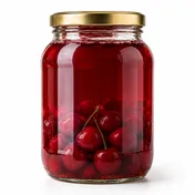 Банка вишневого компоту